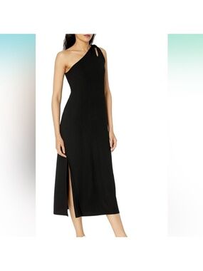 Women’s One shoulder ribbed midi dress😎💓 NWT